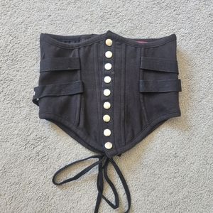 Betsey Johnson Black Corset